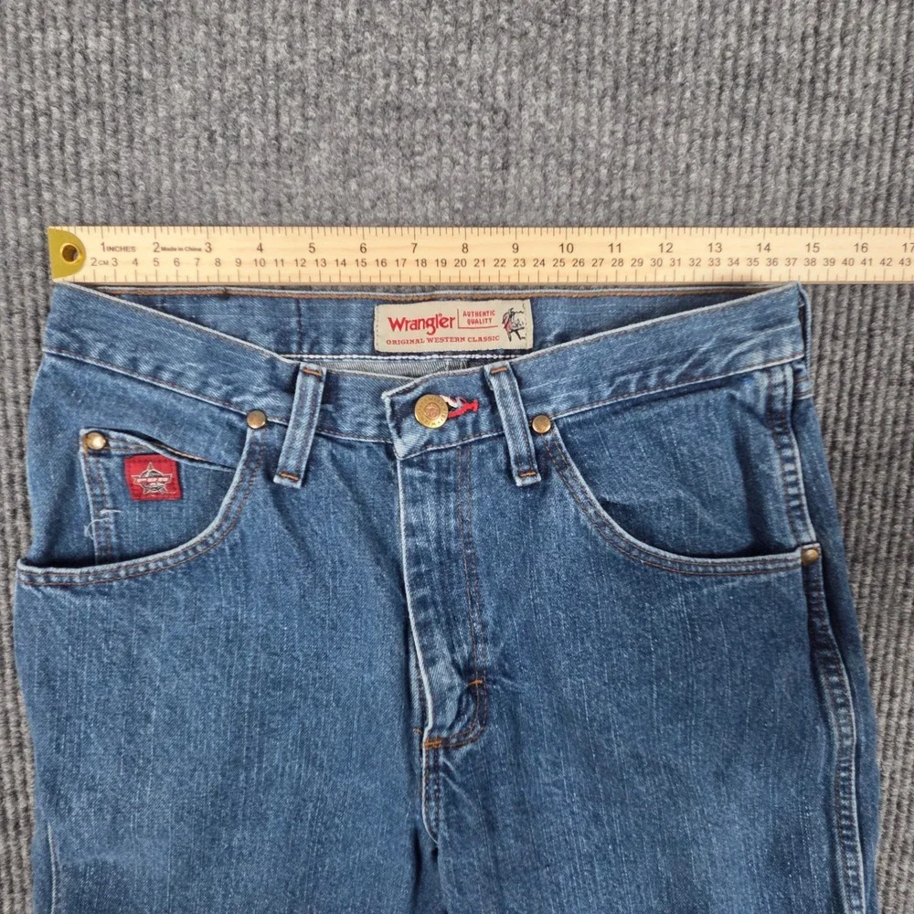 Wrangler PBR Professional Bull Riders Jeans Mens 30x32 Blue Straight Leg 26PBRDD